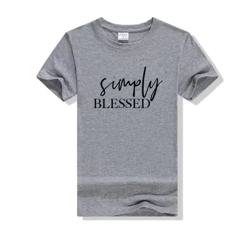 Couples Short Sleeve T-Shirt with Letter Print
