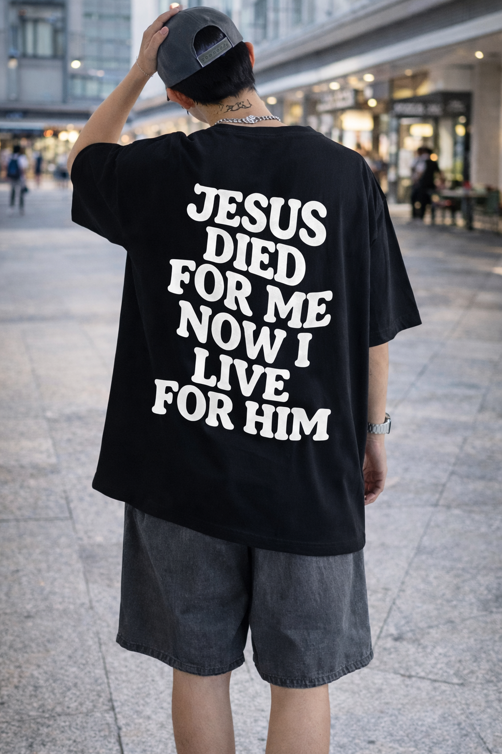 Men's Christian T Shirt Jesus Bible Verse