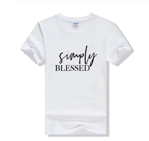 Couples Short Sleeve T-Shirt with Letter Print